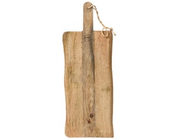 [20041907] Tagliere rettangolare in legno di mango irregolare