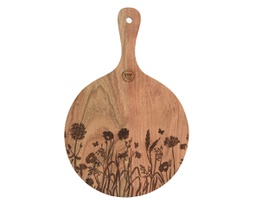 [20041903] Tagliere tondo in legno di acacia naturale