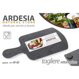 [GIC809583] x12 Tagliere vassoio rettangolare 30 x 15 cm in ardesia