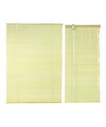[2000780] Tapparella in midollino naturale con asta in legno, dimensioni cm 120xh300x12.