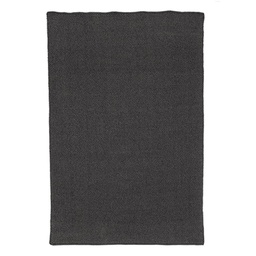 [B0607726] Tappeto da esterno grigio in fibra sintetica lavorato a mano 200x300