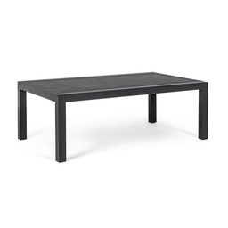 [B0663062] Tavolino Kledi in alluminio antracite 120x70x43h cm