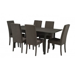[EFFEZ55681] Tavolo allungabile FIRENZE 120x80 rovere grigio EFFEZ