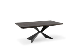 [OM/425/RT] Tavolo allungabile con top impiallacciato rovere termocotto 160/240x90x76h cm