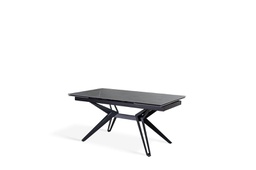 [OM/437/MG] Tavolo allungabile grigio-negro 90 cm x 160-240  cm cm H. 76 cm