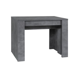 [FZ93872] Tavolo consolle allungabile Cemento BAKU 78x54-252x h78 cm