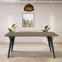 [FZ96408] Tavolo da pranzo Yutan 160x80 cm rovere