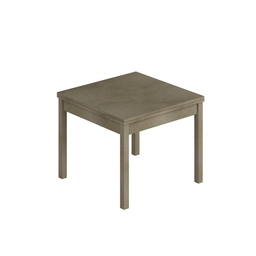 [AZ26403] Tavolo da pranzo quadrato apribile a libro colore Argilla H77x90x90cm