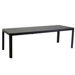 [V6451110000] Tavolo in alluminio Claveland antracite allungabile rettangolare