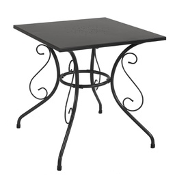[V6457820000] Tavolo metallo Old antracite scuro