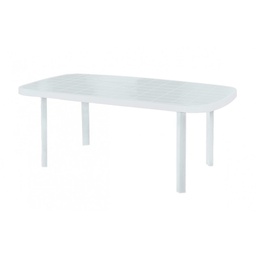 [1918560] Tavolo per esterno in resina Bianco ULISSE GARDEN 180x90 h72 cm