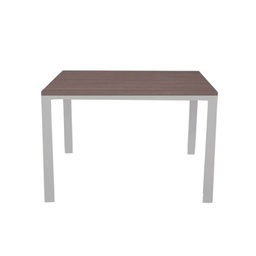 [FZ60970] Tavolo rettangolare 120x80 struttura bianca e piano larice grigio Monster