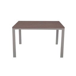 [FZ41523] Tavolo rettangolare Monster 110x70 struttura tortora e piano larice grigio