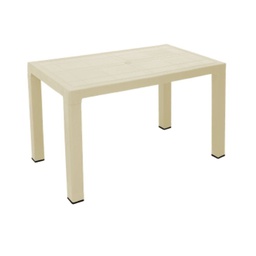 [EFFEZ94858] Tavolo rettangolare TAV526 beige da esterno 120x70 cm EFFEZ