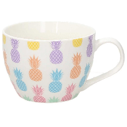 [20041361] Tazza Colazione 420 Cc Wiki New Bone China Multicolor