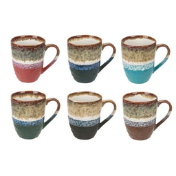 [20038454] Tazzine da caffè mug 369 cl colori assortiti