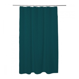 [19921584] Tenda doccia in poliestere a nido d'ape Verde 180x0,1x h200 cm