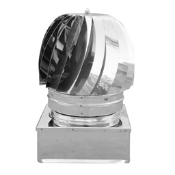 [DFLEX-412-482-320] Tirafumi base quadrata in acciaio inox 320x320