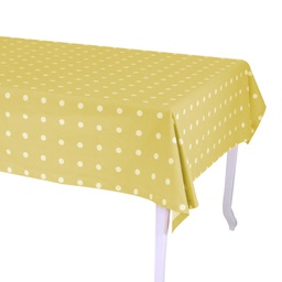 [V7920340000] Tovaglia pop pois lime rettangolare cm140x180