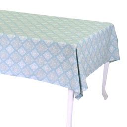 [V7903090000] Tovaglia venice brocade verde verona rett cm140x240