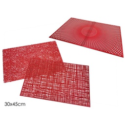 [19627416] Tovaglietta natale rosso cm 30 x 45 pz 1