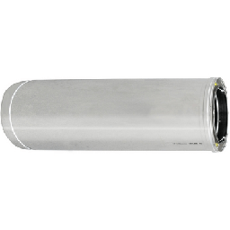 [DFLEX-412-C760-130180] Tubo acciaio inox 316L doppia parete - Lunghezza 1m - Diametro interno 130mm - Diametro esterno 180mm
