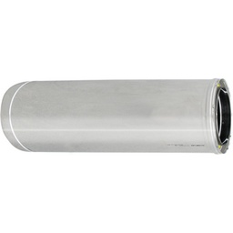 [DFLEX-412-C760-250300] Tubo acciaio inox 316L doppia parete - Lunghezza 1m - Diametro interno 250mm - Diametro esterno 300mm