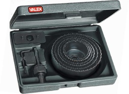[018222] Valex Set 9 Frese e Seghe a Tazza Ø51-102mm per Legno, Plastica e Cartongesso - 1980434