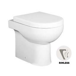 [DFLEX-181-K401] Vaso Klio Rimless Filo Muro - Scarico Universale