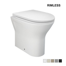 [DFLEX-182-F400-NM] Vaso filo muro Feeling Rimless - Scarico Uni nero opaco