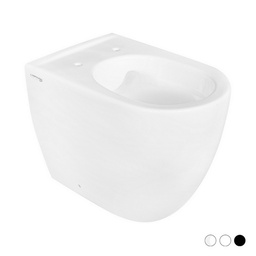 [DFLEX-181-GR450-BM] Vaso filo muro rimless Greta - Scarico universale bianco opaco