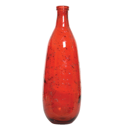 [20035828] Vaso vetro Anqtique rosso H 75 cm
