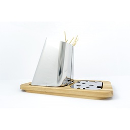 [BAR0026] Vassoio Porta spiedino idea regalo cm 35 x 19.6