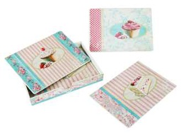 [V9116960000] Vassoio c-6 tovagliette americ. bg-6914cm. 30 x 22 h 4,5
