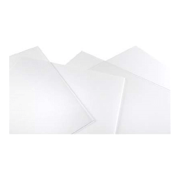 [016027] Vetro Sintetico Rigido Polistirolo Trasparente Cm 50X125 S.Mm 2