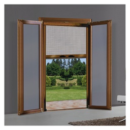 [DFL3143603] Zanzariera A Rullo Verticale Per Porta/Finestra Cm 120 X 250 - Bronzo