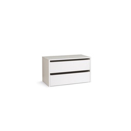 [A10012MF] Cassettiera in legno per interno amadio colore Bianco cm H.50xL.86,5xP.45 (copia)