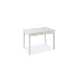 [1905467] Tavolo pranzo allungabile Bianco Frassinato legno nobilitato cm 60x90-120