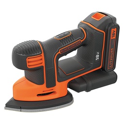 [DFL5130202]  Levigatrice Mouse A Batteria Bdcds18-Qw 18V - 1,5 Ah Litio Black Decker
