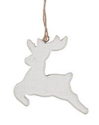 [B0915777] 12x Pendaglio Kote Renna Bianco