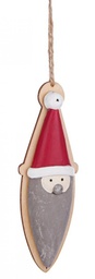 [B0923423] 12x Pendaglio Nicholas Babbo Rosso