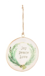 [B0937922] 12x Pendaglio Peace C-Ghirlanda