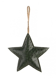 [B0915029] 12x Pendaglio Soft Stella Verde