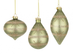 [B0937312] 12x Pendaglio Vt Glimmer Verde Ass3