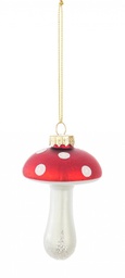 [B0937363] 12x Pendaglio Vt Mushroom Rosso 6X9