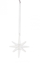 [B0970299] 12x Pendaglio Vt Stellar Bianco