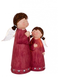 [B0938159] 2x Decorazione 2F Jodene Angelo Rosa C