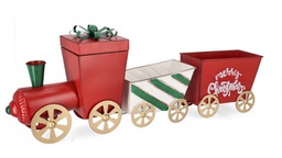 [B0970869] 2x Decorazione 2P Santa Claus Treno