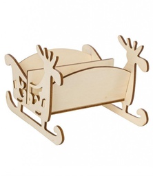 [B0904569] 4x Slitta Basic Legno