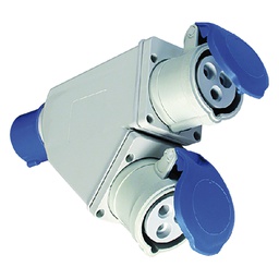 [DFL807066] Adattatore Industriale Doppio 73105